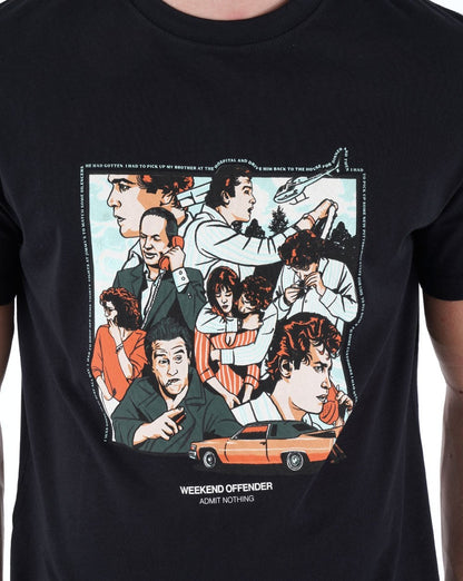Weekend Offender Henry T-Shirt Schwarz