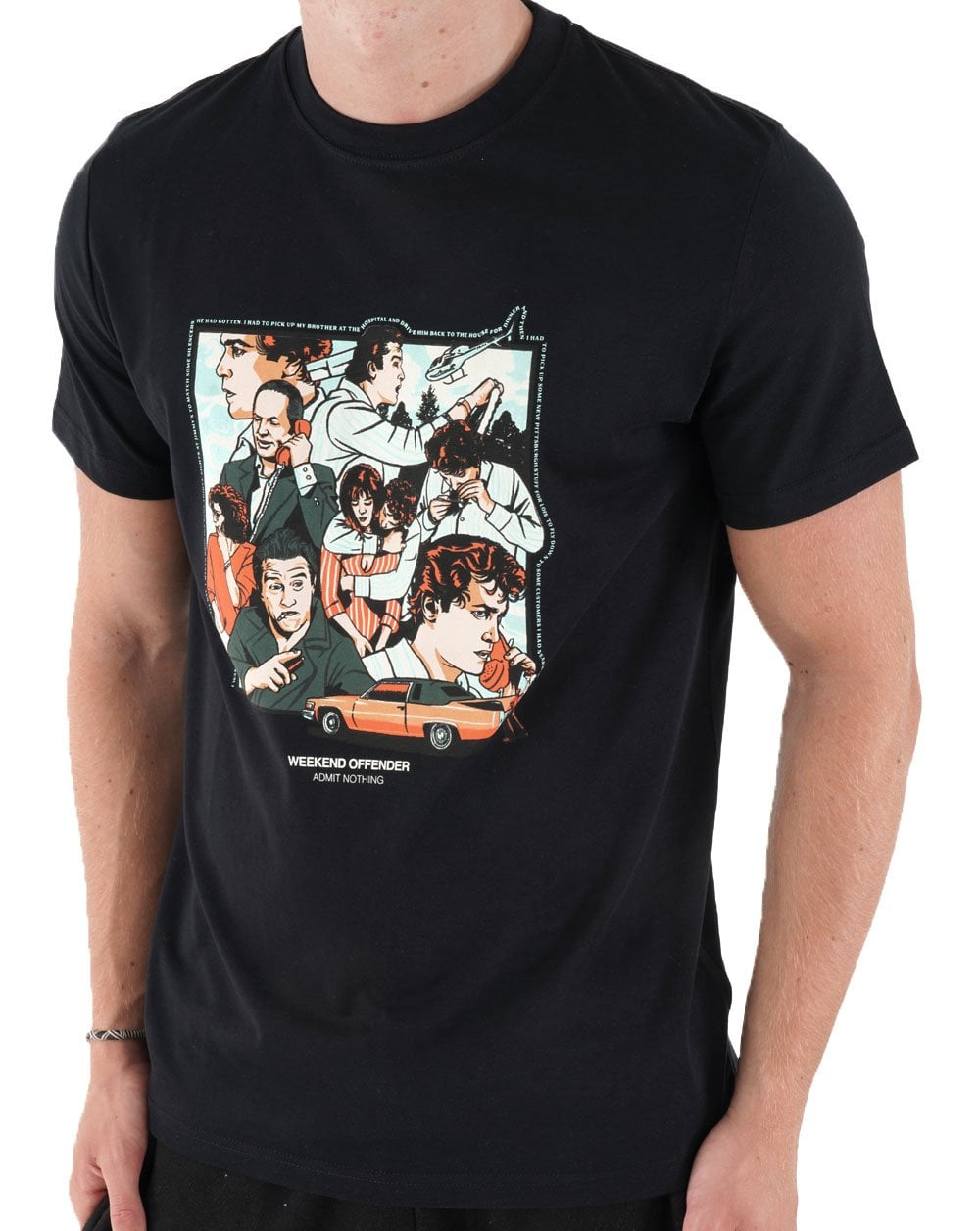 Weekend Offender Henry T-Shirt Schwarz
