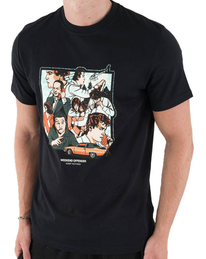 Weekend Offender Henry T-Shirt Schwarz