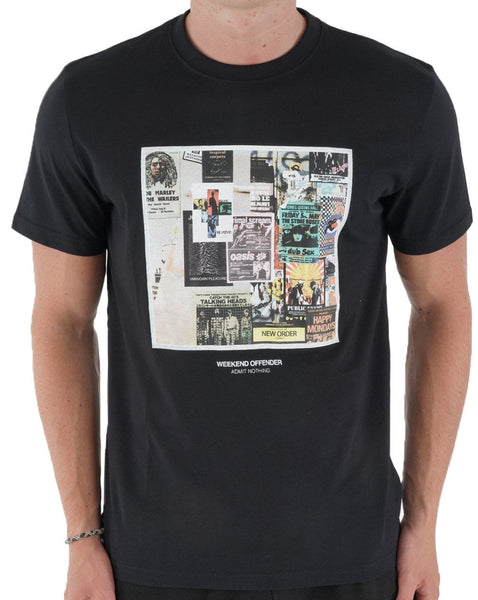 Weekend Offender Posters T-shirt Black