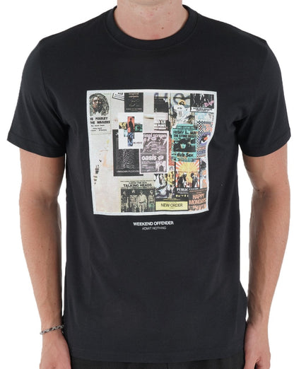 Weekend Offender Poster T-Shirt Schwarz