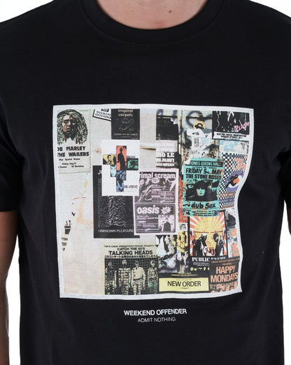 Weekend Offender Poster T-Shirt Schwarz