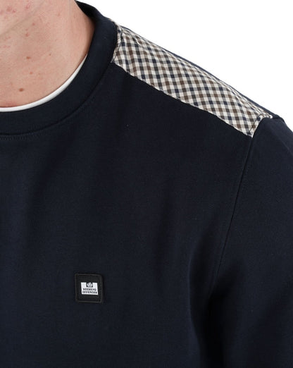 Weekend Offender – Cusco – Sweatshirt in Marineblau
