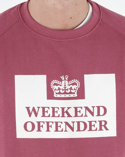 Weekend Offender Penitentiary Sweatshirt Rhabarber