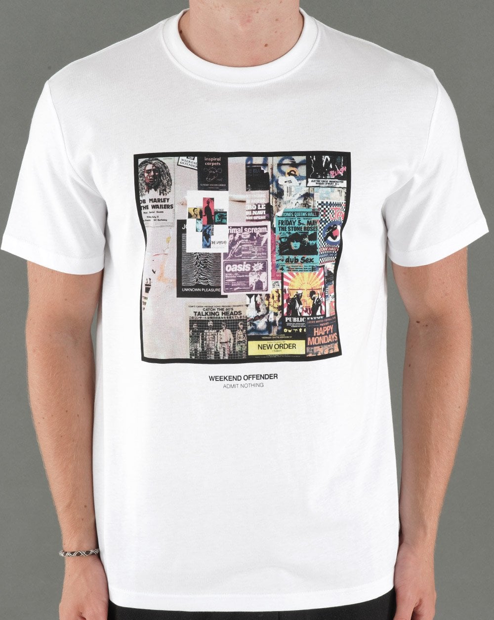 Weekend Offender Poster T-Shirt Weiß