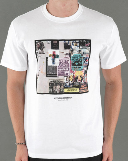 Weekend Offender Poster T-Shirt Weiß