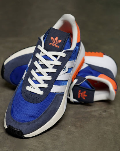 Adidas Retropy F2 Turnschuhe Königsblau/Weiß/Marineblau