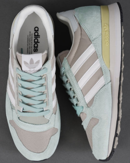 Adidas Zx 500 Sneakers Leinengrün/Kristallweiß