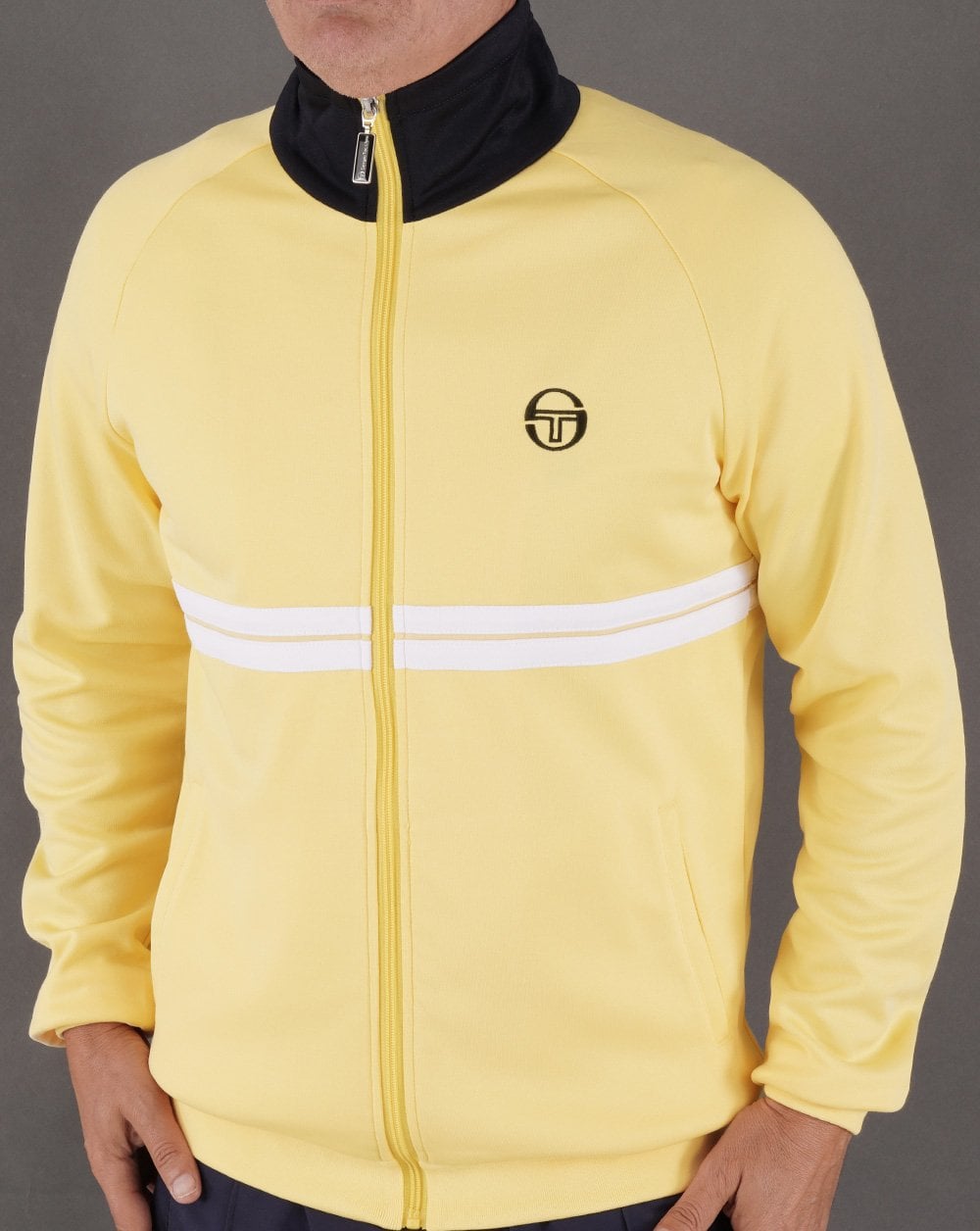 Sergio Tacchini Dallas Track Top Zitrone/Marineblau