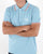 Sergio Tacchini Tipped Polo Shirt Sky Blue/Orange