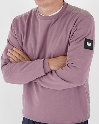 Weekend Offender F Bomb Sweatshirt Dunkellila