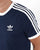 Adidas Originals 3 Stripes T Shirt Navy Blue