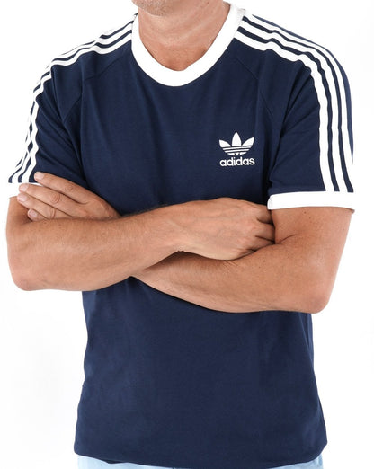 Adidas Originals 3-Streifen-T-Shirt Marineblau