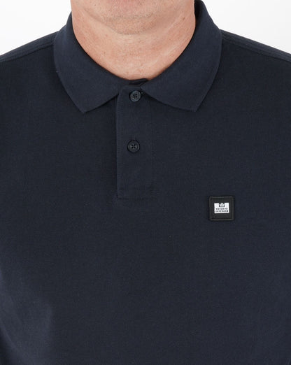 Weekend Offender Leon LS Poloshirt Marineblau