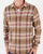 Replay Wool Blend Check Shirt Nut/Ivory/Rose