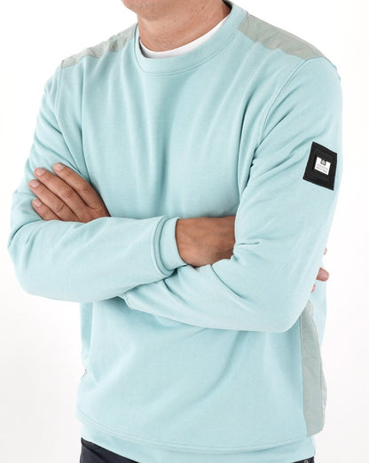 Weekend Offender F Bomb Sweatshirt Eisblau