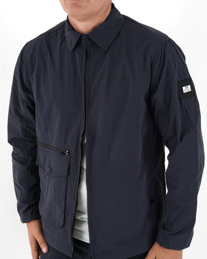 Weekend Offender Vinnie Überhemd Marineblau