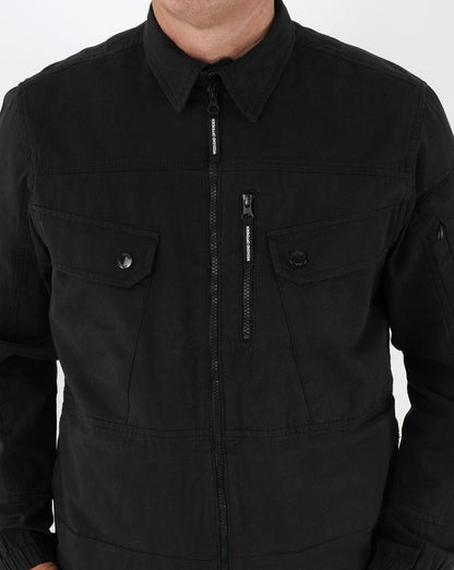Weekend Offender Helsinki Überhemd Schwarz