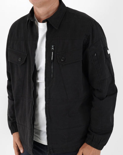 Weekend Offender Helsinki Überhemd Schwarz