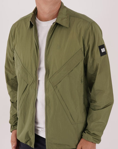 Weekend Offender Arrow Overshirt - Olivgrün