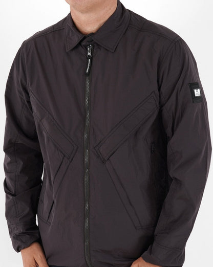 Weekend Offender Arrow Overshirt Dunkelkirsche