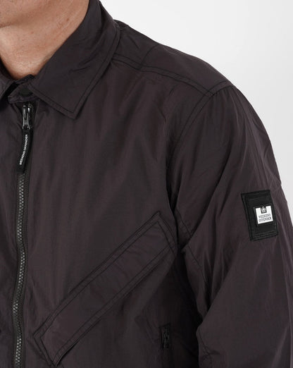 Weekend Offender Arrow Overshirt Dunkelkirsche