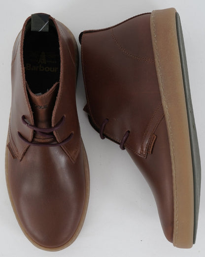 Barbour Yuma Chukka Lederstiefel Dunkelbraun