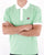 Fila Vintage Retro Piped Polo Shirt Soft Green/White