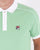 Fila Vintage Retro Piped Polo Shirt Soft Green/White