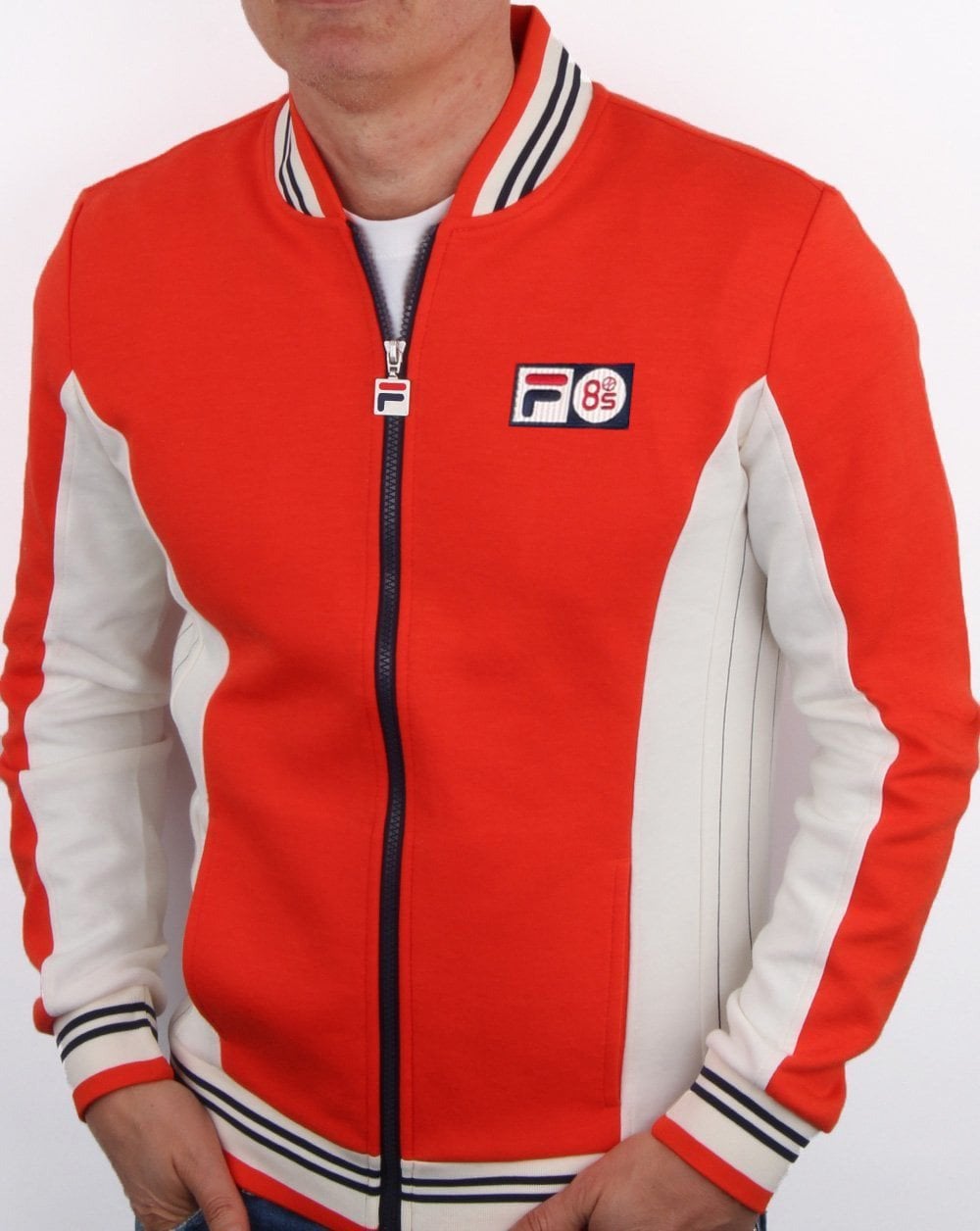 Fila Vintage Settanta Twin Badge Track Top OG Rot