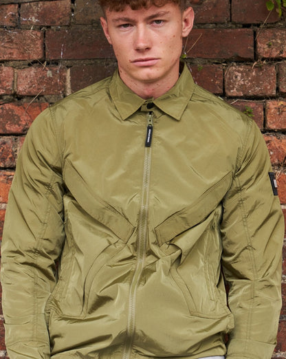 Weekend Offender Arrow Overshirt - Olivgrün