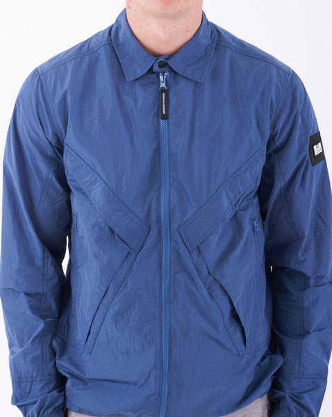 Weekend Offender Arrow Overshirt Petrol Blue