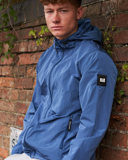 Weekend Offender Technikerjacke Petrolblau