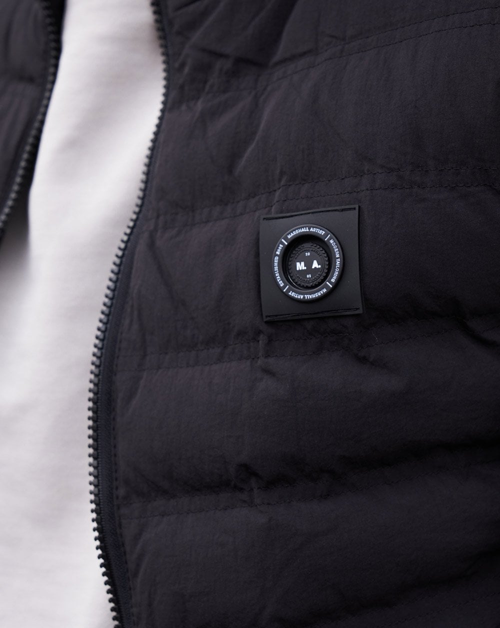 Marshall Artist Leichte Bubble-Weste in Schwarz