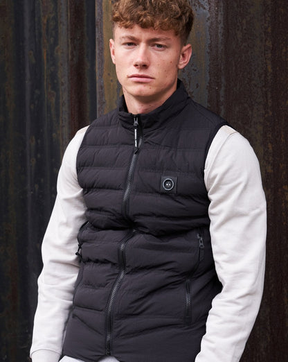 Marshall Artist Leichte Bubble-Weste in Schwarz