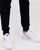 Lacoste Slim Cuffed Fleece Track Pant Black