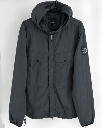 Marshall Artist Exolite Kapuzen-Overshirt Anthrazit