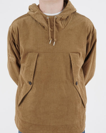 Pretty Green – Insignia – Cord-Kittel in Hellbraun