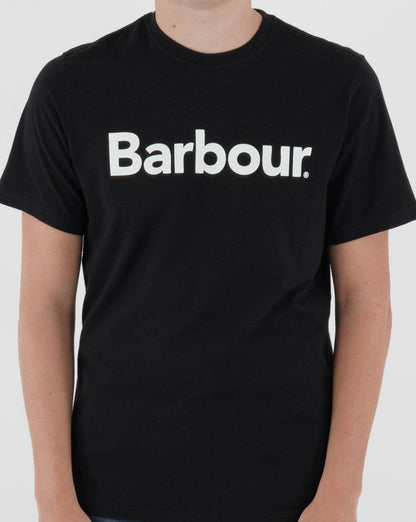 Barbour Logo T-Shirt Schwarz
