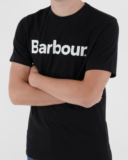 Barbour Logo T-Shirt Schwarz