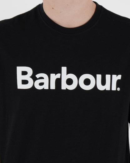 Barbour Logo T-Shirt Schwarz