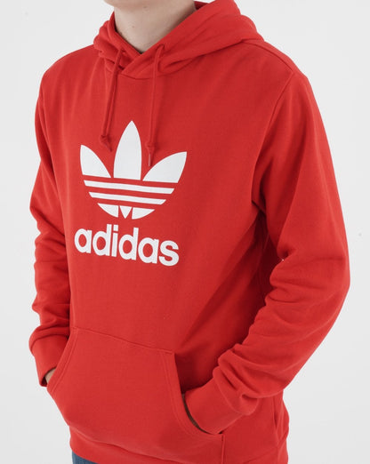 Adidas Originals Trefoil Hoody Leuchtendes Rot
