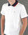 Tommy Jeans Tipped Flag Polo Shirt White