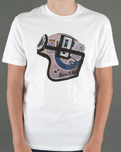 Ben Sherman Mod Helm T-Shirt Weiß