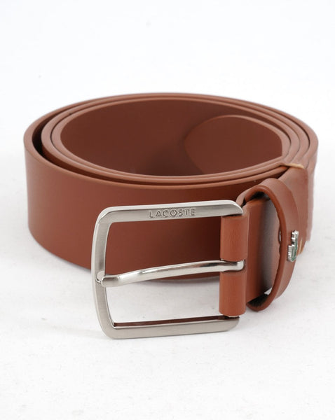 Lacoste Leather Belt Camel