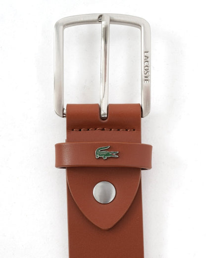 Lacoste Ledergürtel Kamel