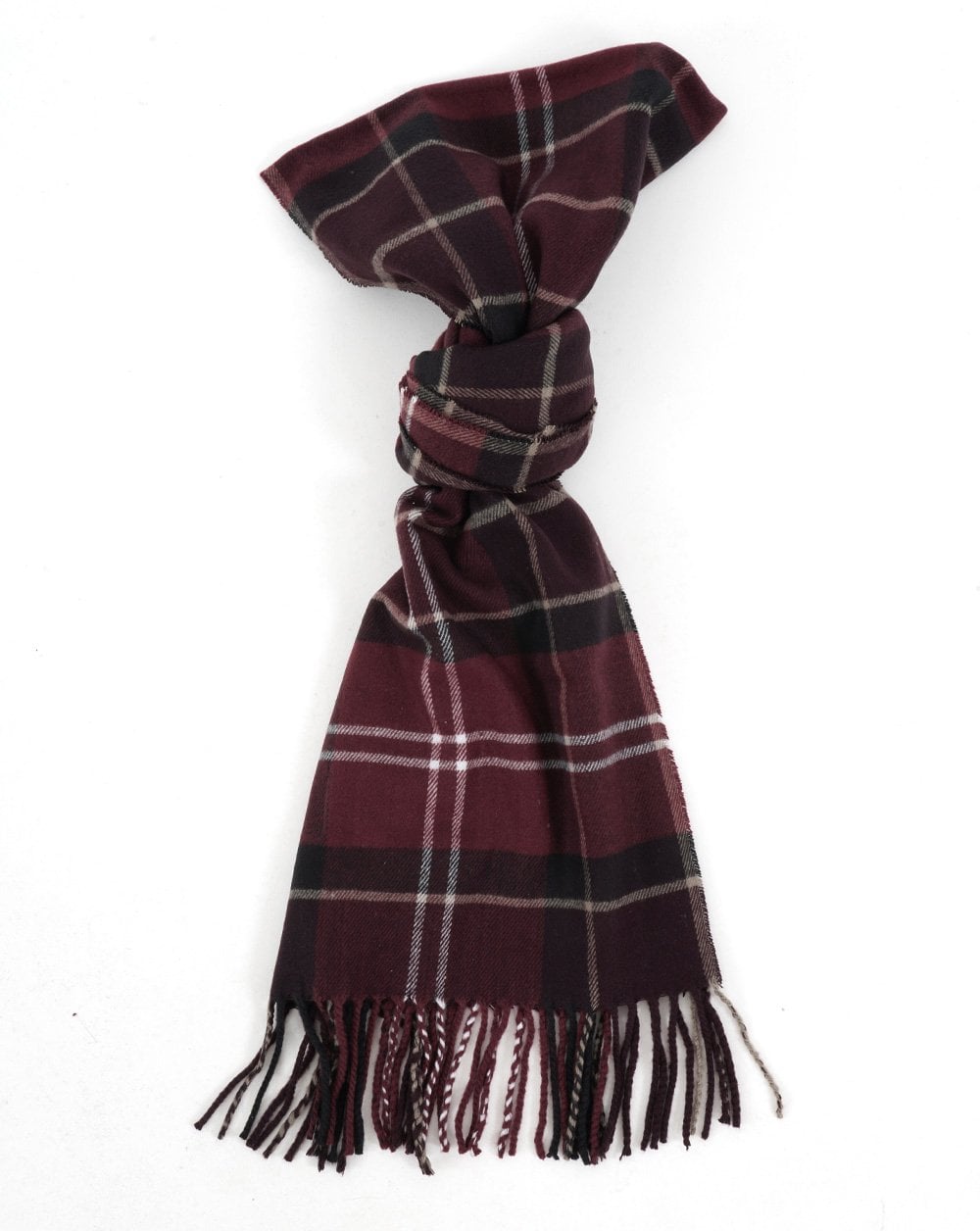 Barbour Galingale Tartan Schal Burgund