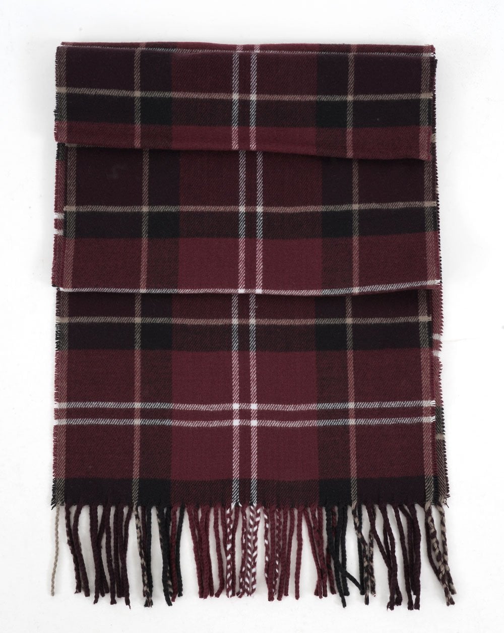 Barbour Galingale Tartan Schal Burgund