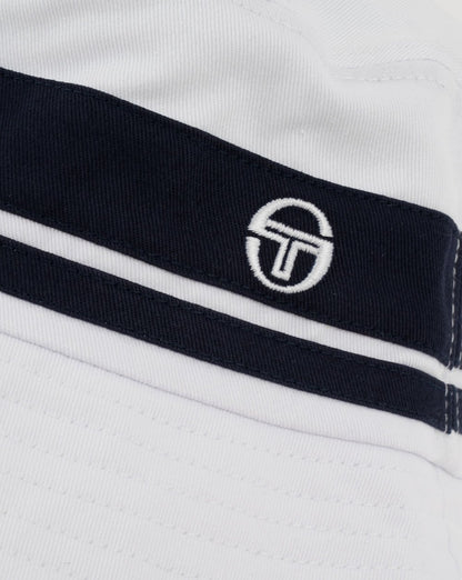 Sergio Tacchini Newsford Fischerhut Weiß/Marineblau