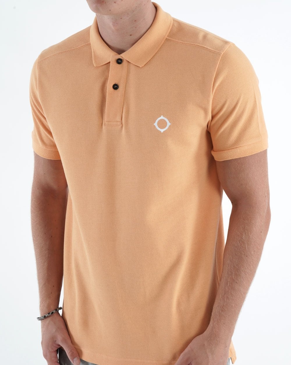 MA.STRUM Piqué-Poloshirt Orange